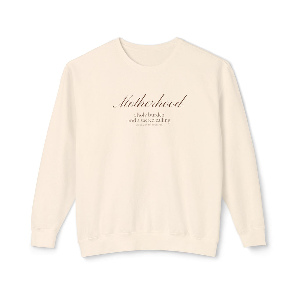 Motherhood | Our Lady of Sorrows - Premium Vintage Catholic Sweatshirt