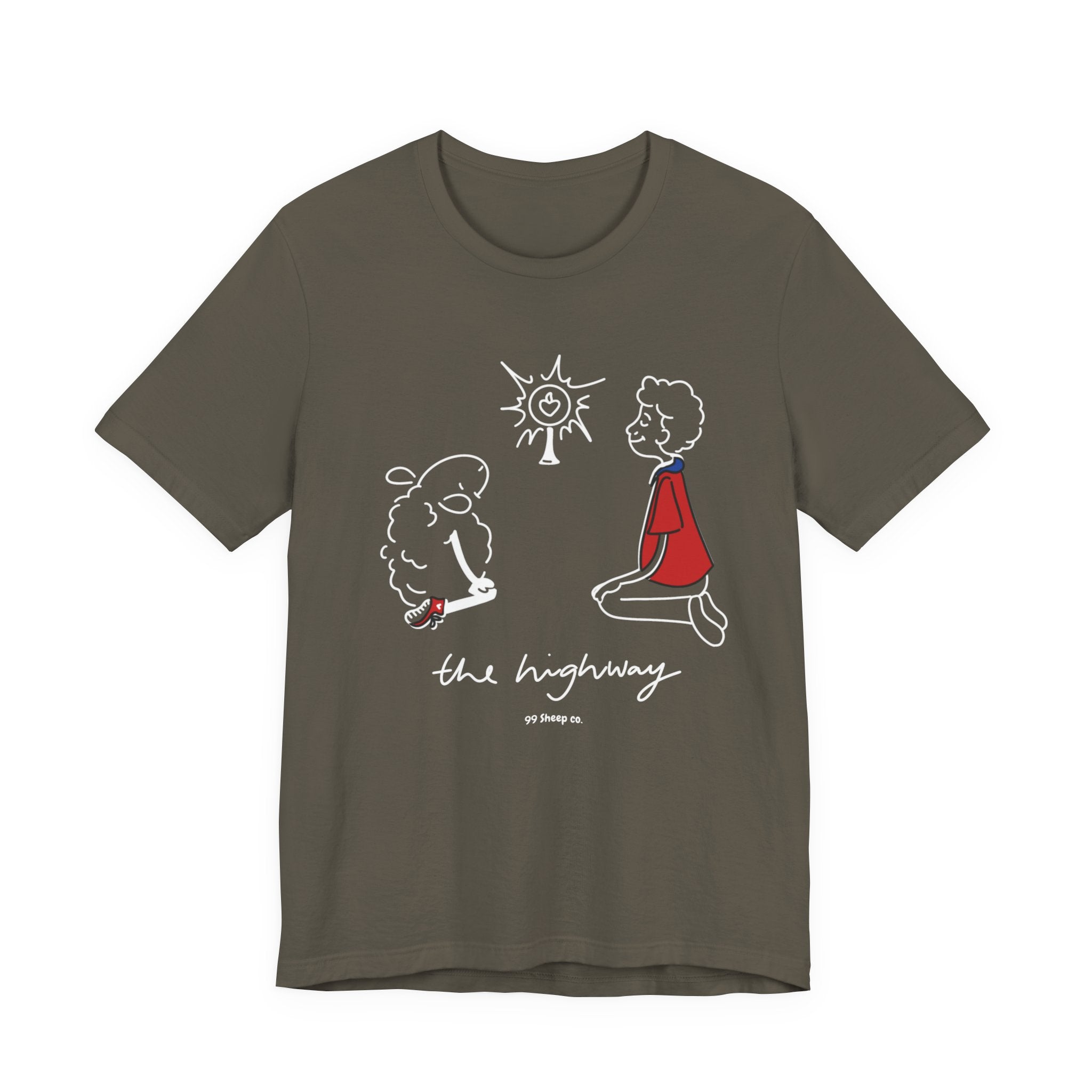 Carlo Acutis The Eucharist - 99 Sheep Signature Collection - Premium Unisex Adult Tee Shirt
