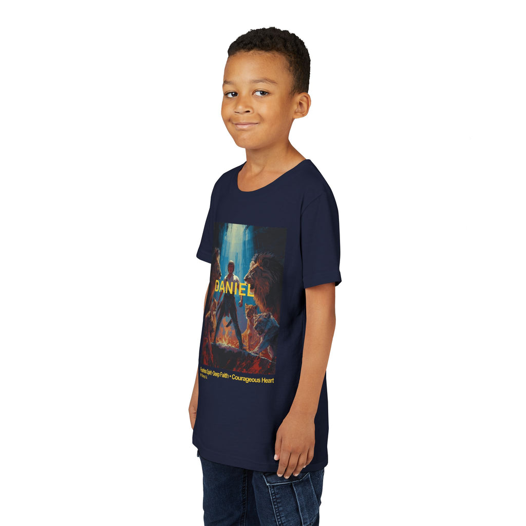 Daniel in the Lion's Den - Unisex - Youth Short Sleeve Tee - Graphic Shirt