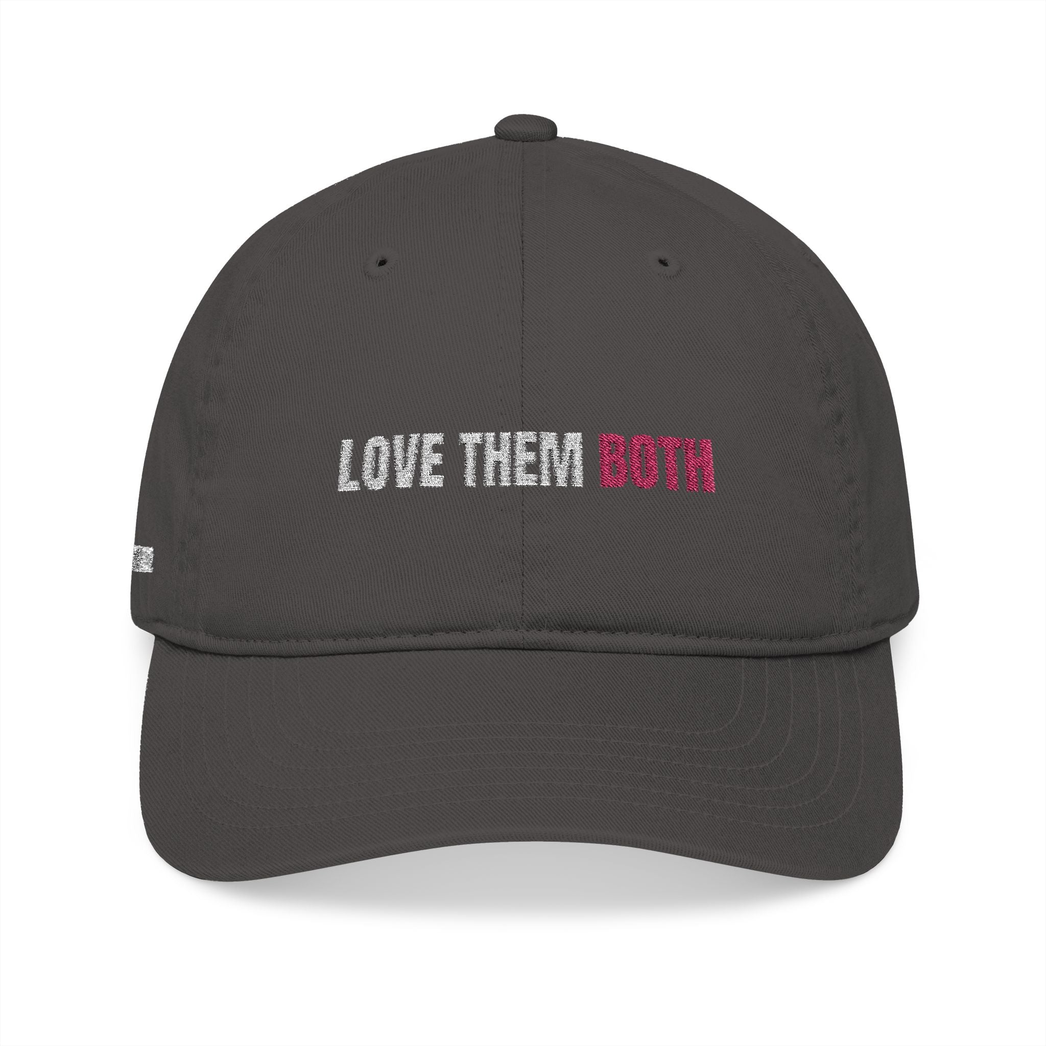 Love them BOTH - Pro Life Frenchie - Embroidered Organic Baseball Cap