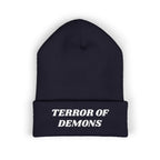 Terror of Demons Embroidered Cuffed Beanie Unisex