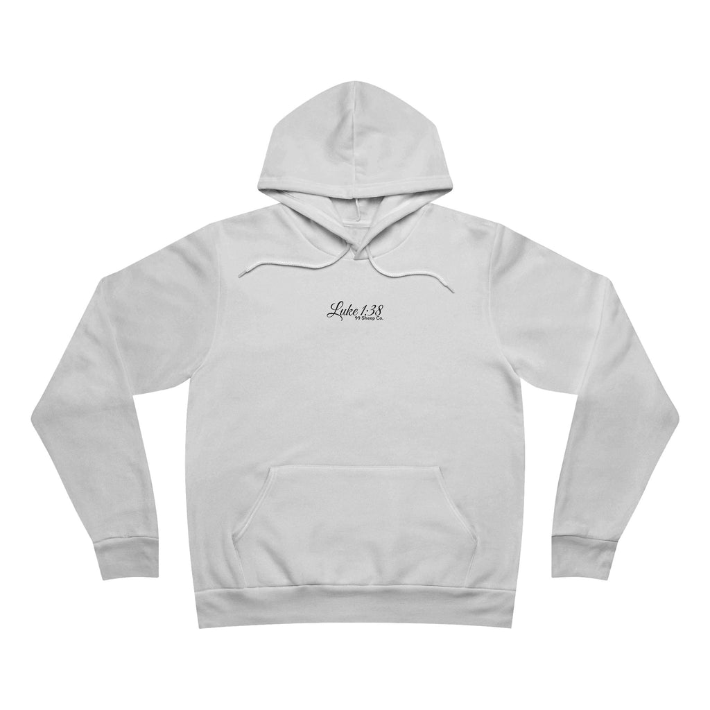 Behold the Handmaid of the Lord - Premium Women's Hoodie - 99 Sheep Signature Collection