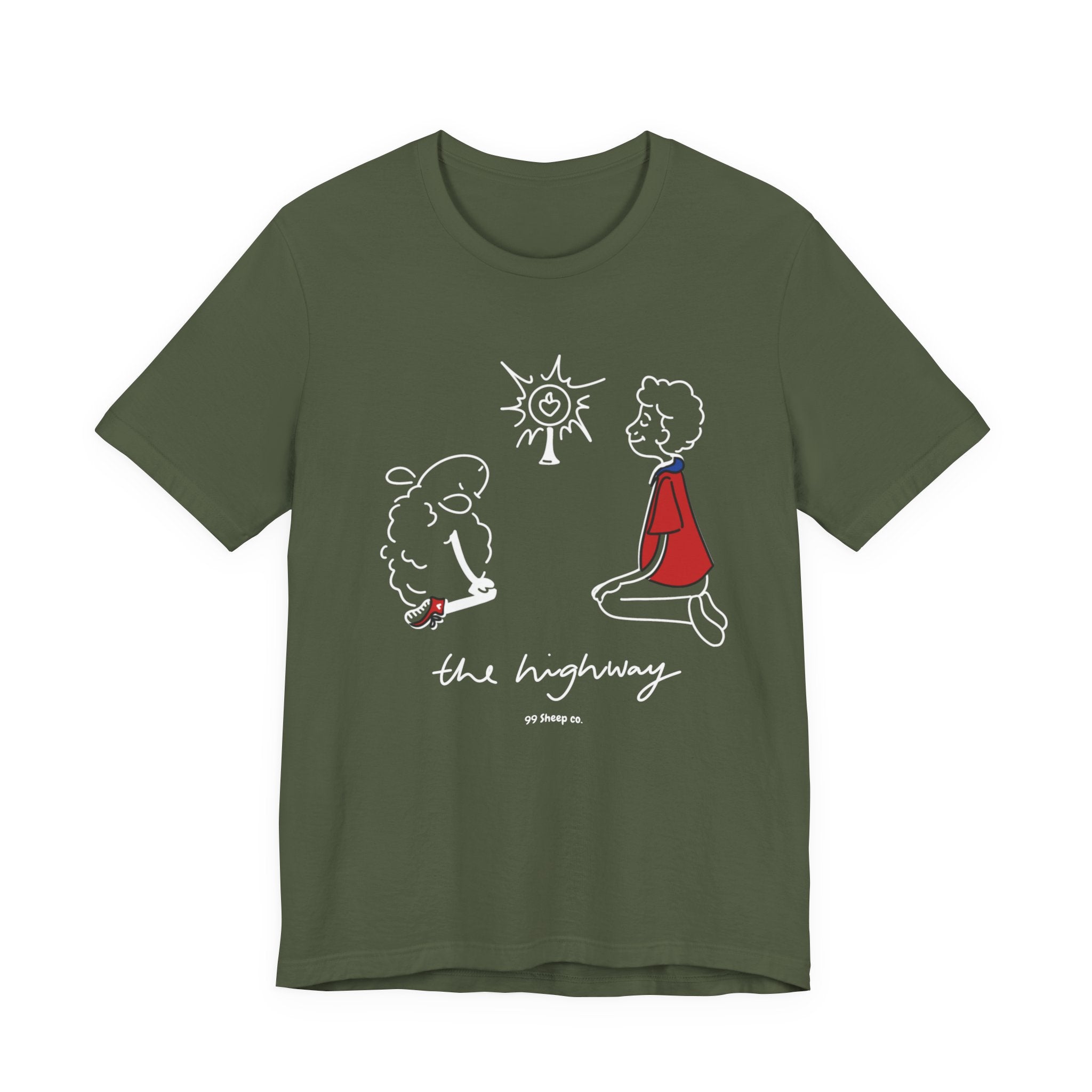 Carlo Acutis The Eucharist - 99 Sheep Signature Collection - Premium Unisex Adult Tee Shirt