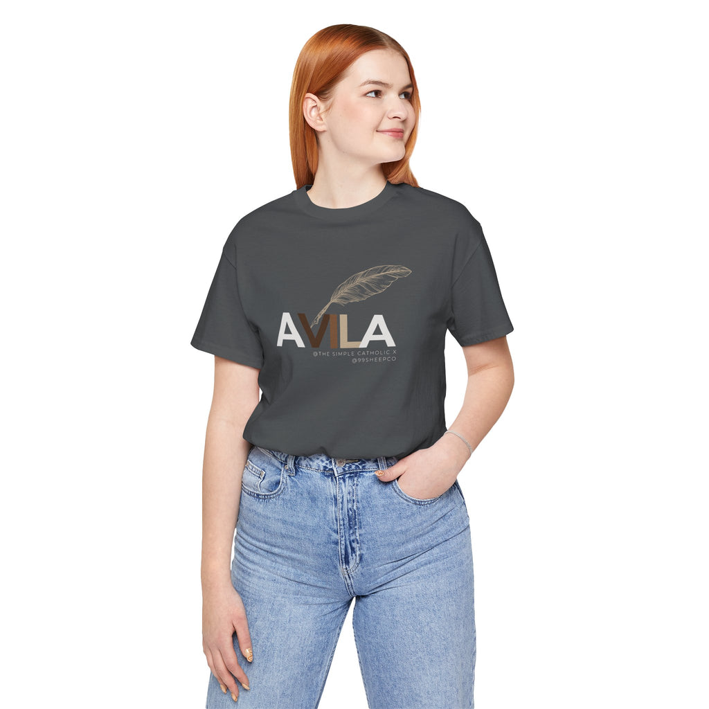 St Teresa of Avila (@TheSimpleCatholic) - Premium Unisex Tee