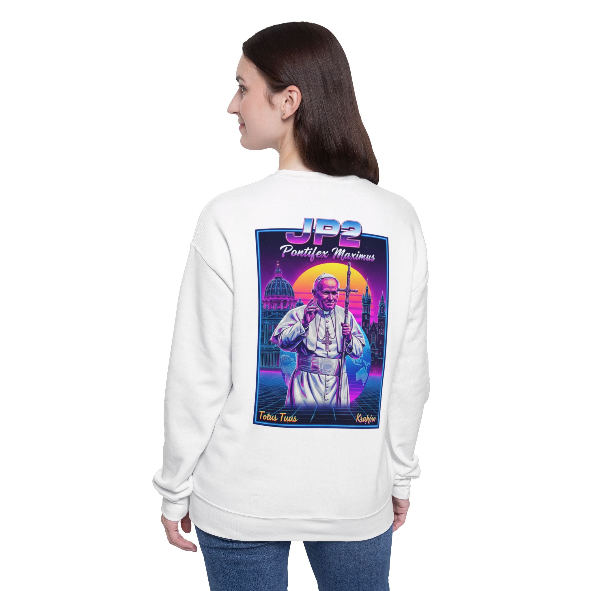 JPII - Retro Christwave - Premium Unisex Sweatshirt