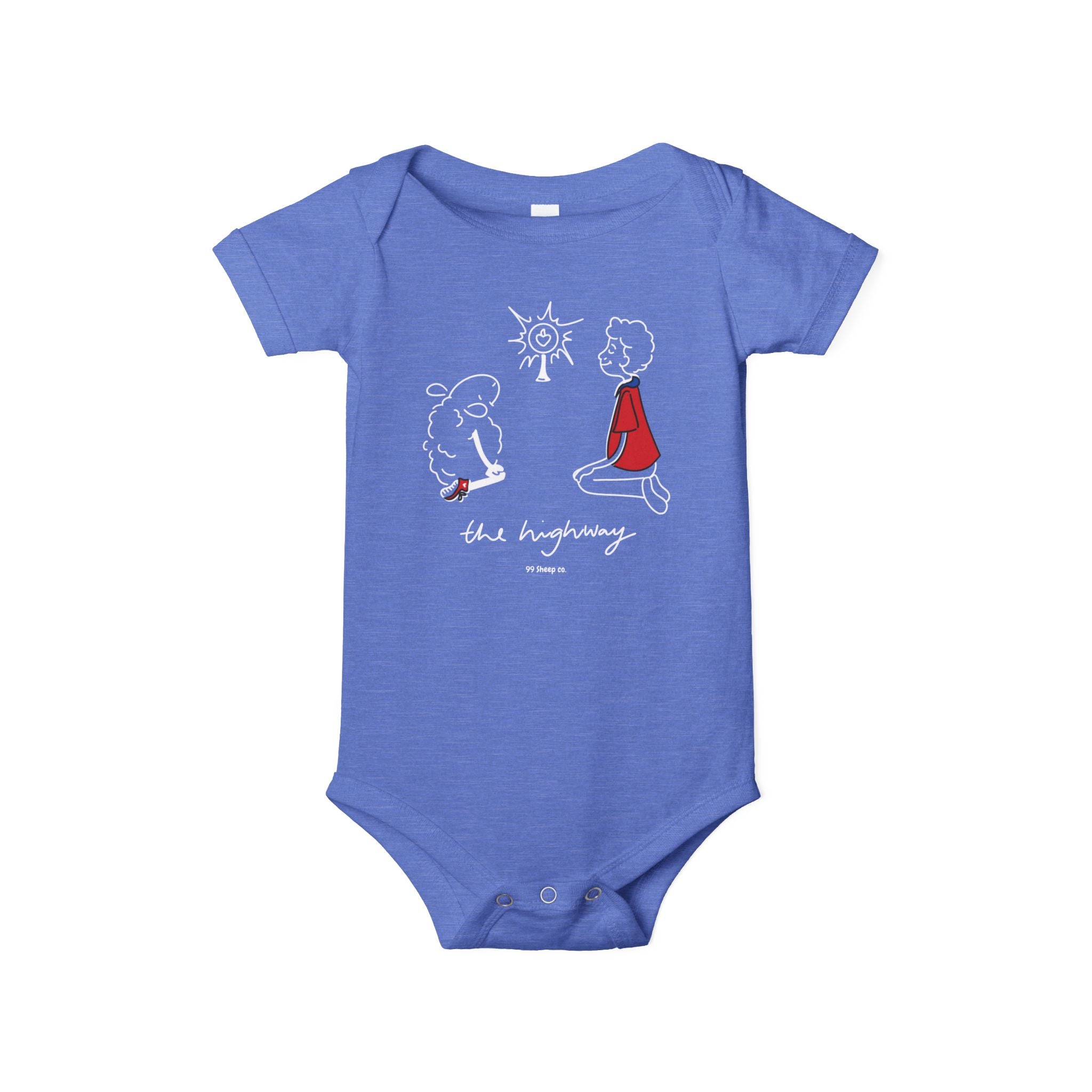 Carlo Acutis The Eucharist - 99 Sheep Signature Collection - Premium Unisex Baby Onesie