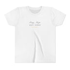 Padre Pio × Italy — "Pray, Hope, Don't Worry" Youth Tee | Saints of the Pitch