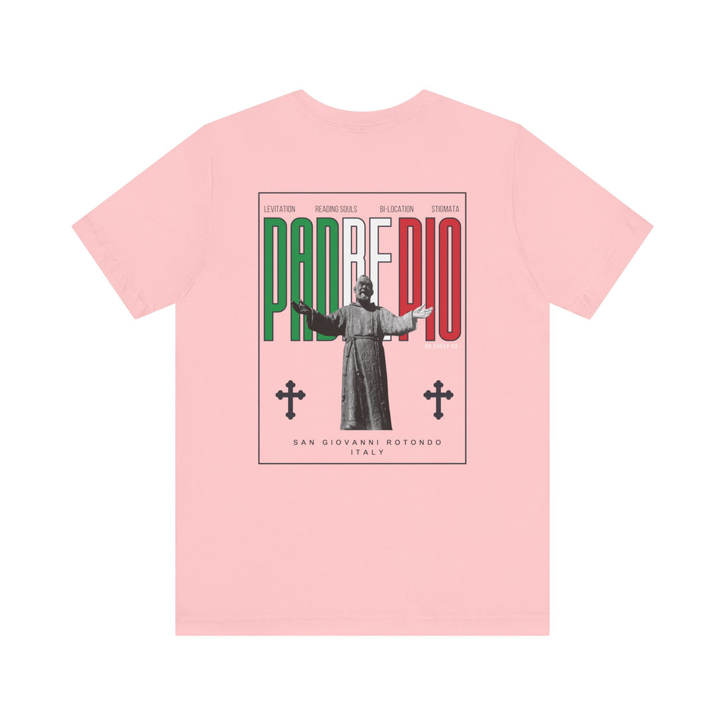 Padre Pio × Italy — "Pray, Hope, Don't Worry" Tee | Saints of the Pitch