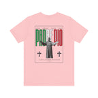 Padre Pio × Italy — "Pray, Hope, Don't Worry" Tee | Saints of the Pitch