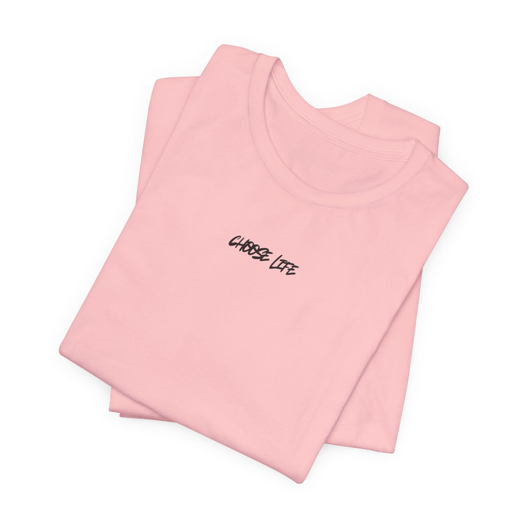 Choose Life - Unisex Tee by @thecrunchycatholicmom