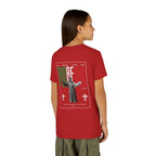 Padre Pio × Italy — "Pray, Hope, Don't Worry" Youth Tee | Saints of the Pitch