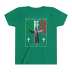 Padre Pio × Italy — "Pray, Hope, Don't Worry" Youth Tee | Saints of the Pitch