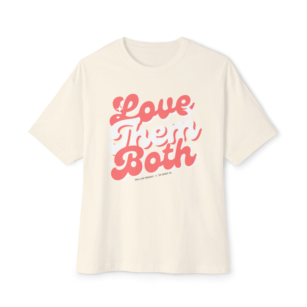Love Them Both Unisex Oversized Boxy Tee