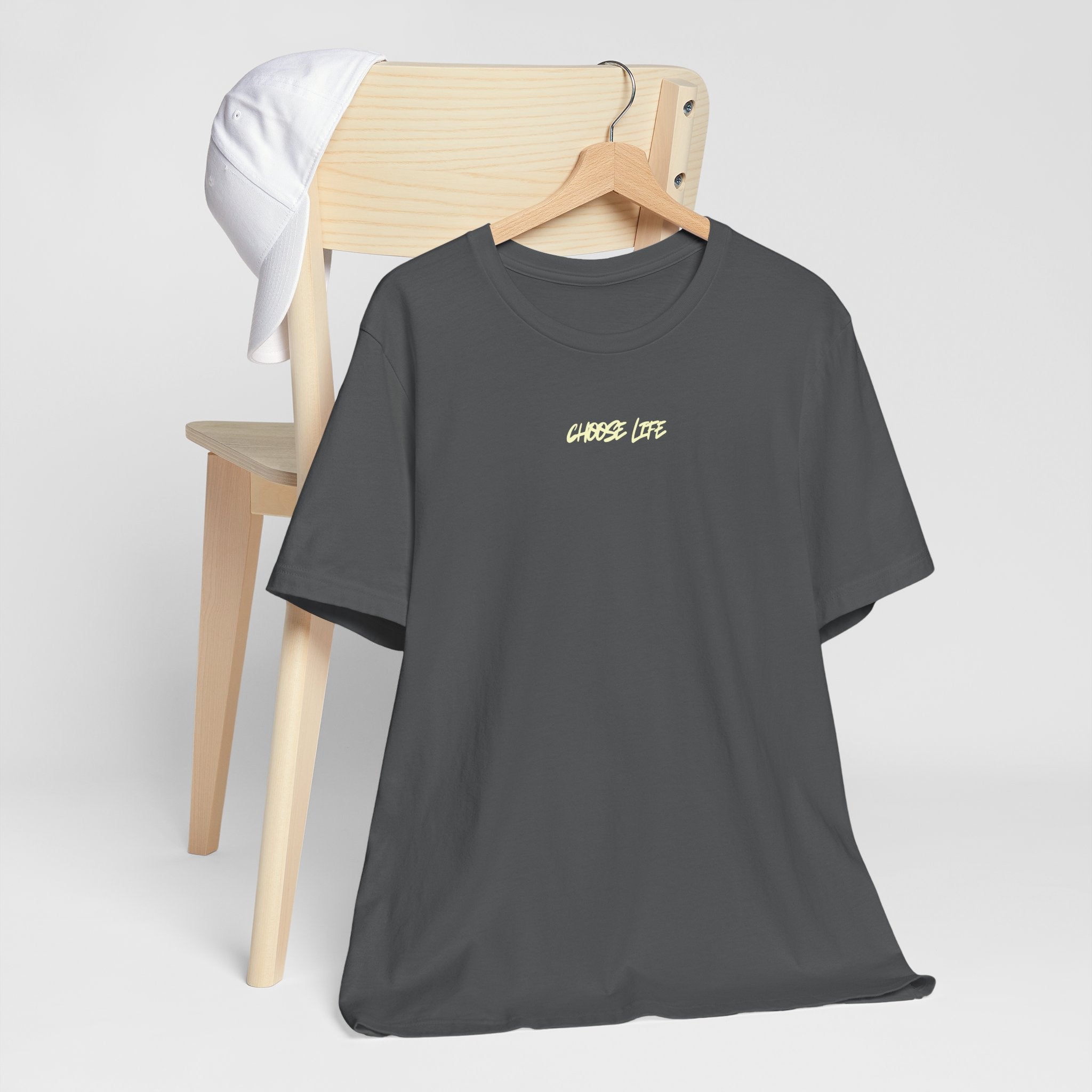 Choose Life - Unisex Tee by @thecrunchycatholicmom