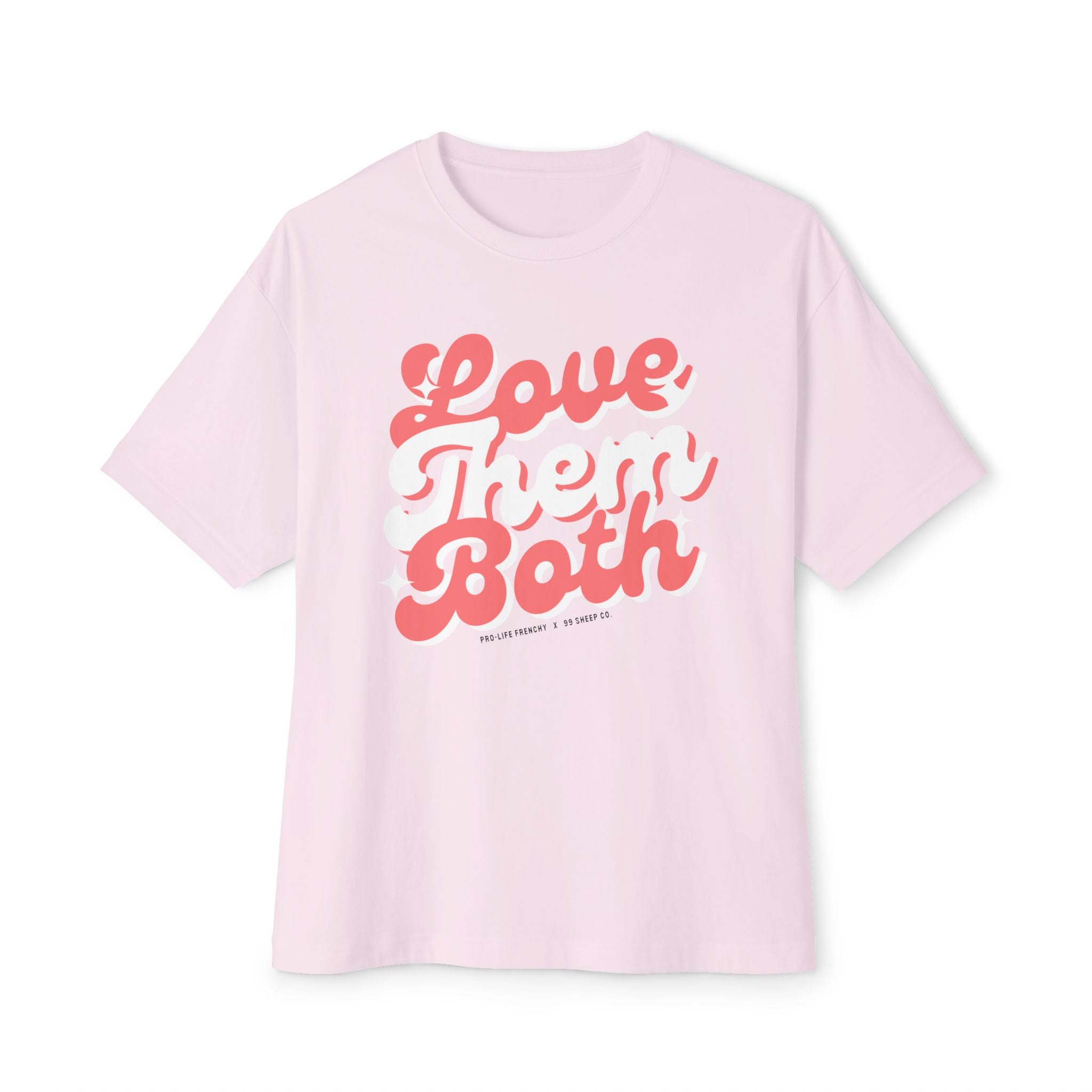 Love Them Both Unisex Oversized Boxy Tee