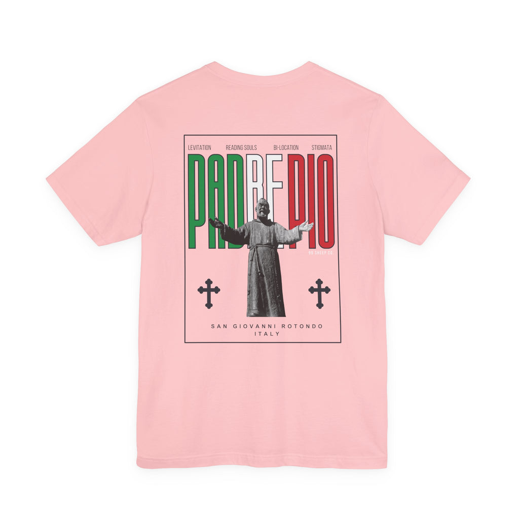 Padre Pio × Italy — "Pray, Hope, Don't Worry" Tee | Saints of the Pitch