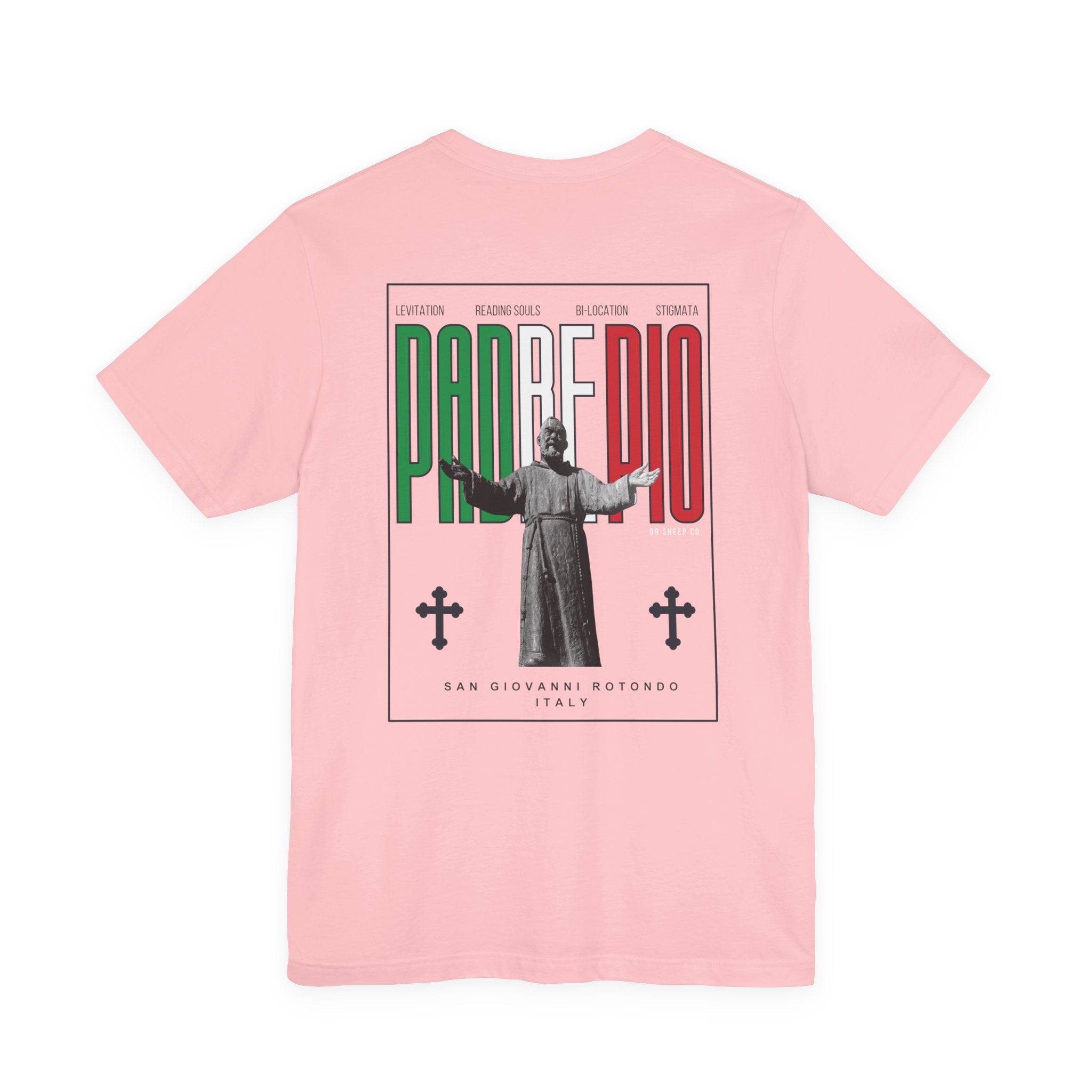 Padre Pio × Italy — "Pray, Hope, Don't Worry" Tee | Saints of the Pitch