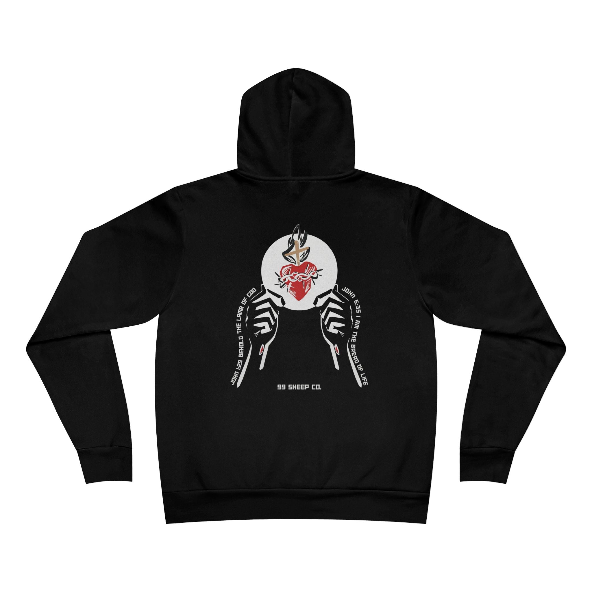 Behold the Handmaid of the Lord - Premium Women's Hoodie - 99 Sheep Signature Collection