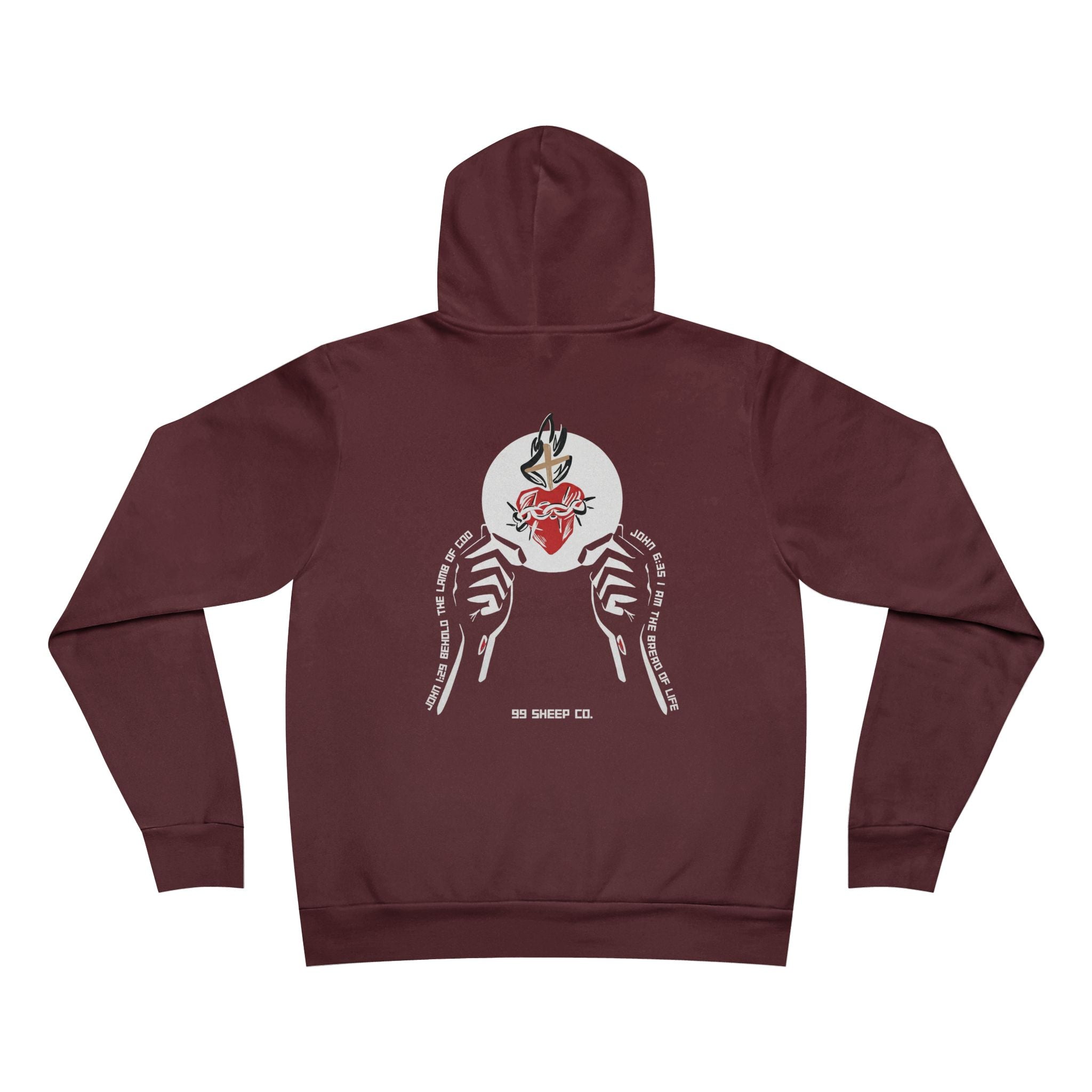 Behold the Handmaid of the Lord - Premium Women's Hoodie - 99 Sheep Signature Collection