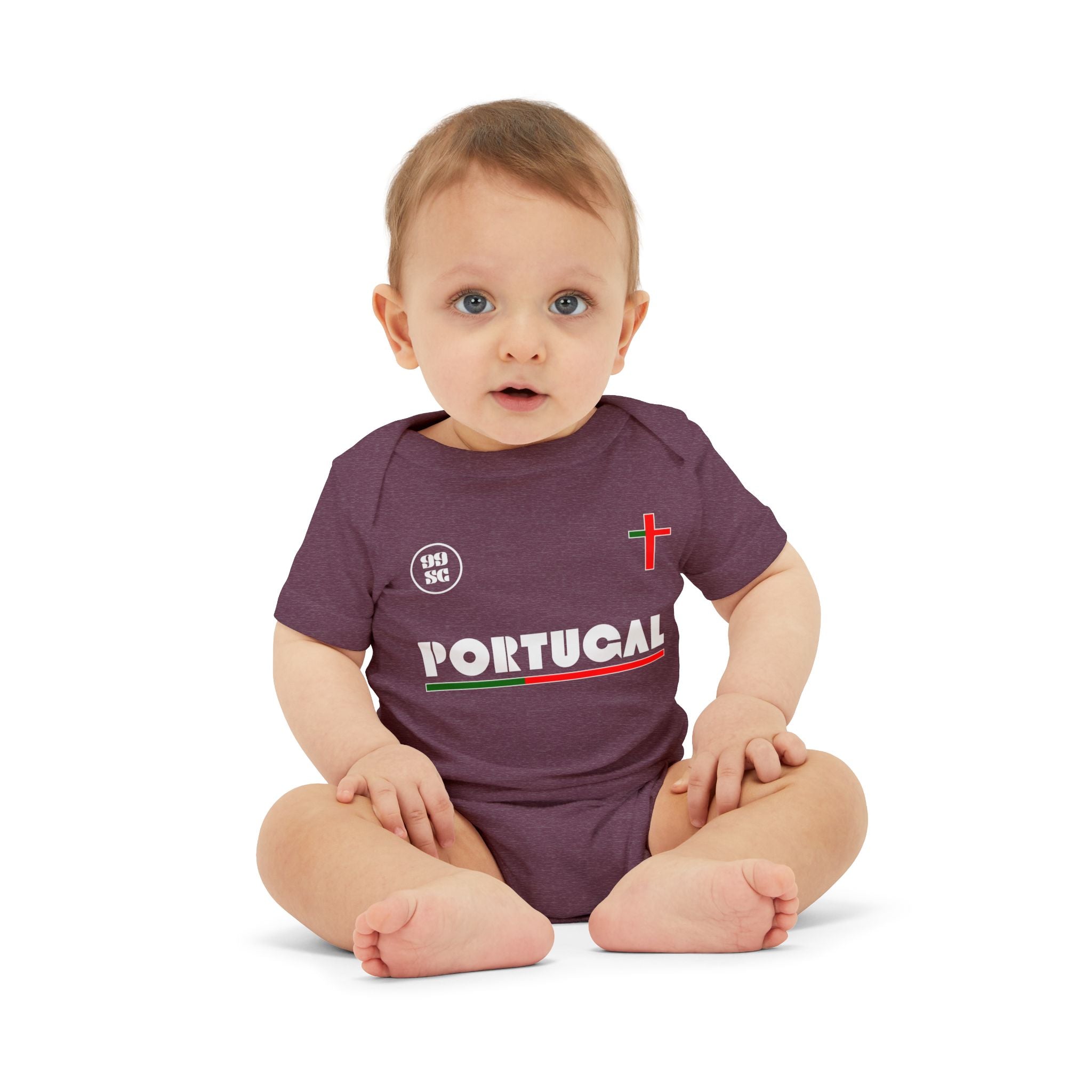 Our Lady of Fátima Catholic Onesie · Portugal Soccer · Premium Unisex Marian Devotion Apparel · Made in USA · 100% Profits Donated · 2026