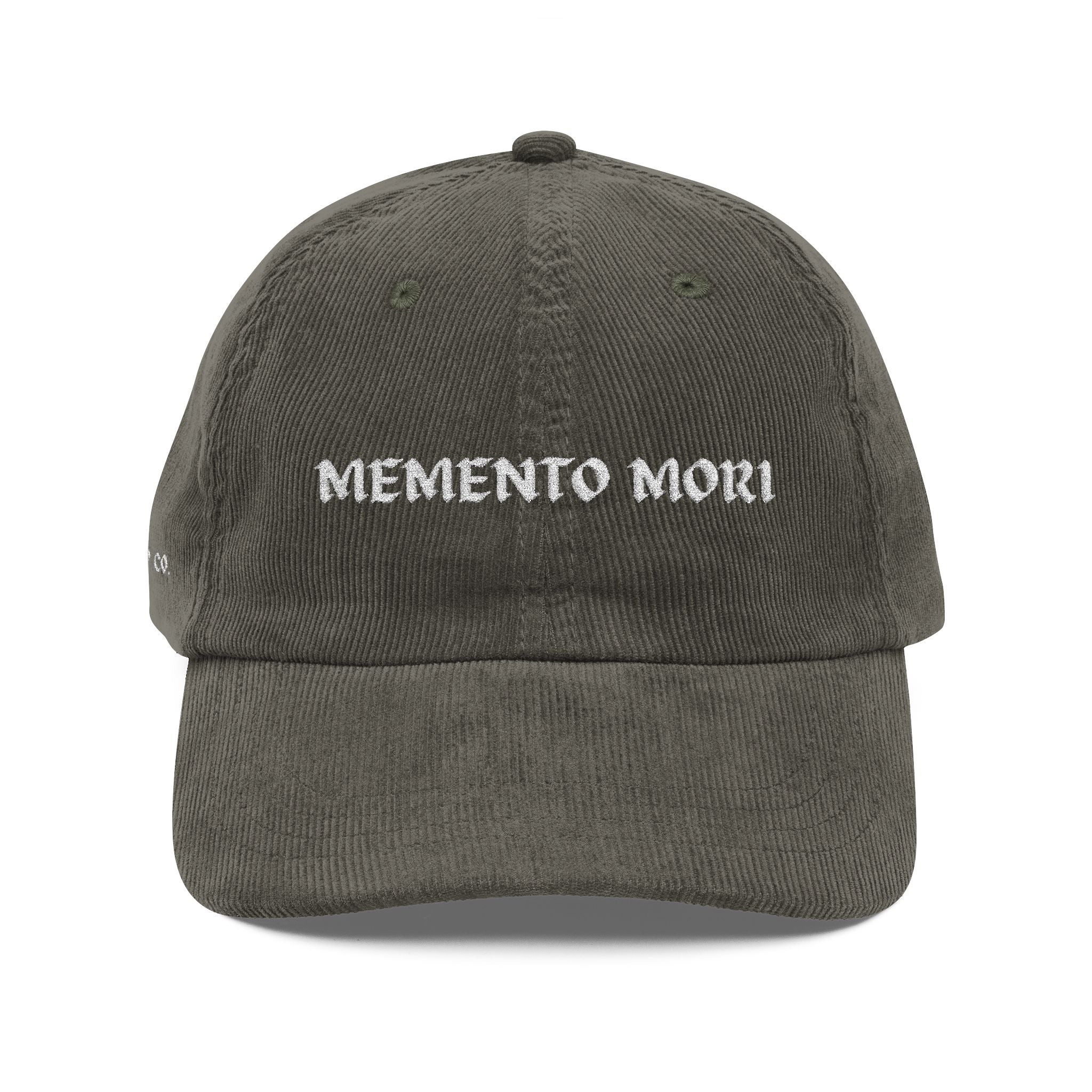 Momento Mori - Vintage Embroidery Corduroy Cap