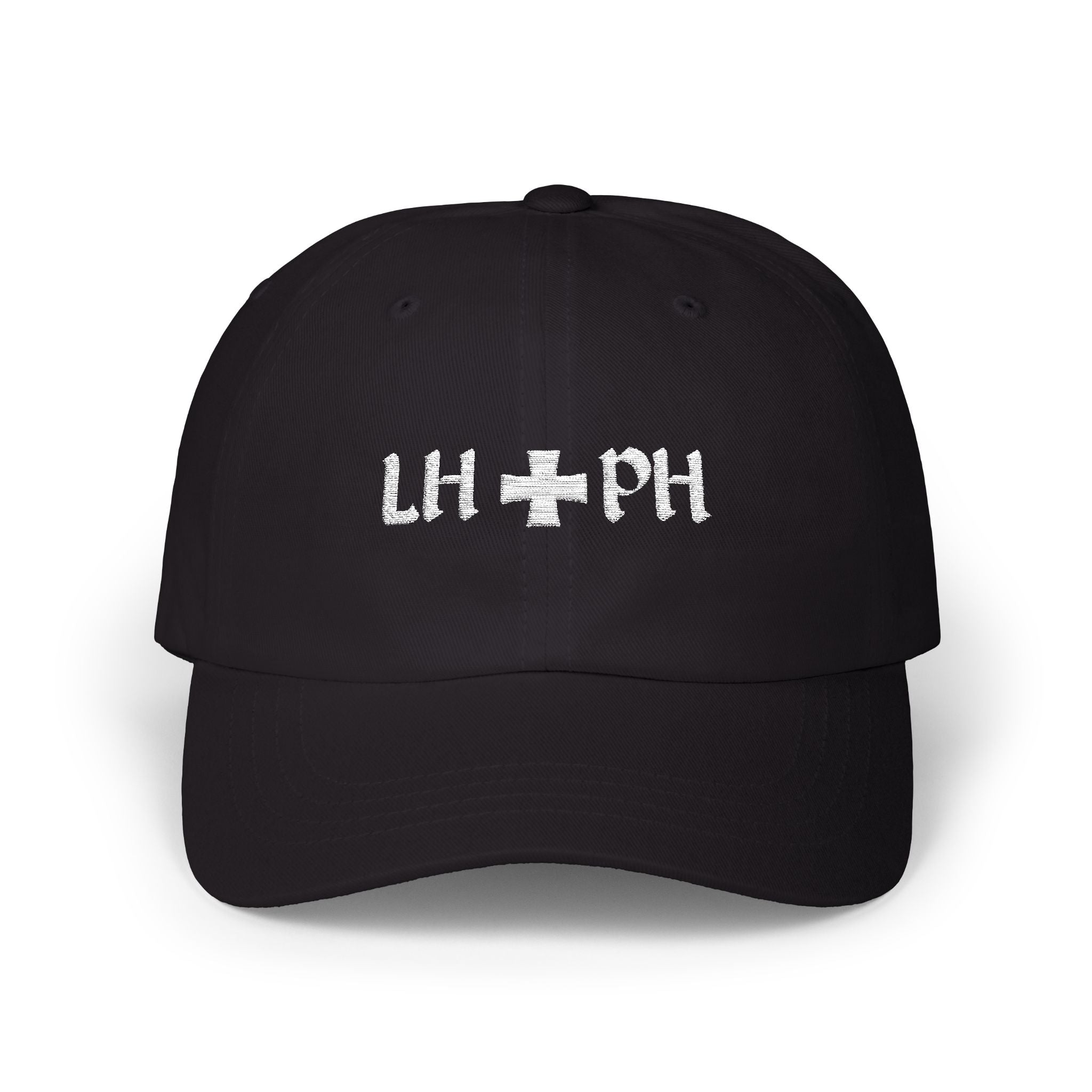 Life's Hard, Pray Harder - Classic Dad Cap (White Embroidery)