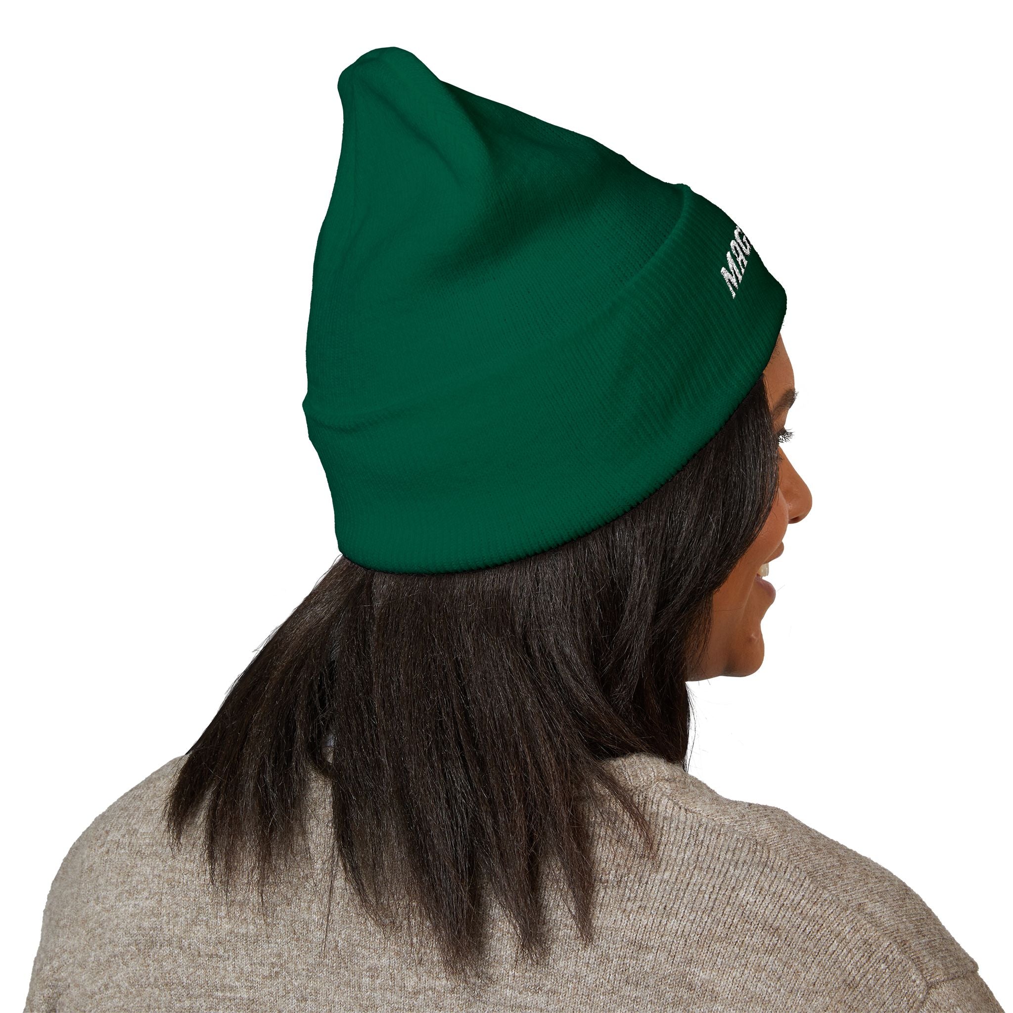 Magnificat Embroidered Cuffed Beanie Unisex