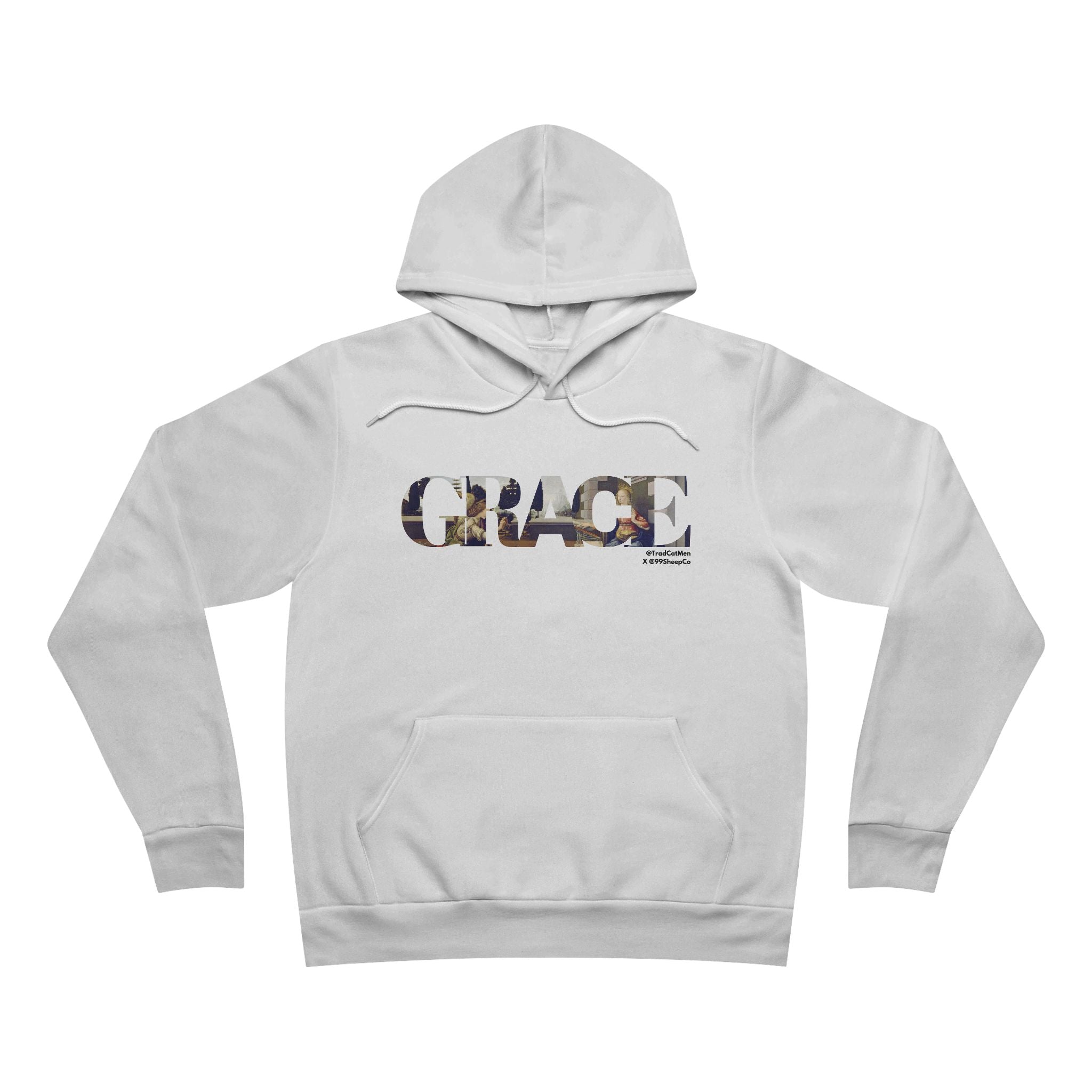 Grace - The Annunciation - Premium Unisex Pullover Hoodie
