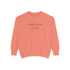 Motherhood | Our Lady of Sorrows - Premium Catholic Garment Dyed Sweatshirt