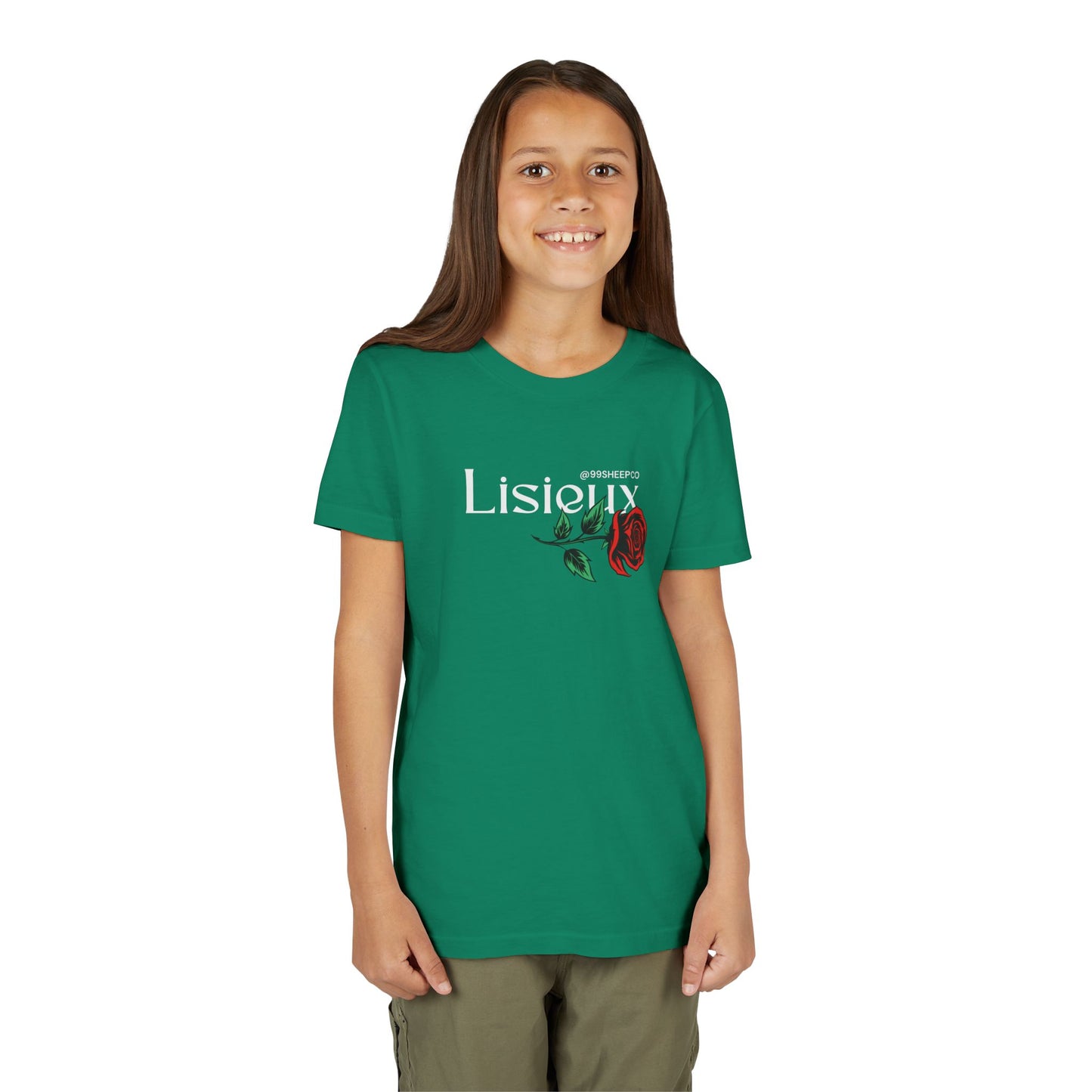 St. Therese of Lisieux Design - Unisex - Youth Short Sleeve Tee - Graphic Shirt