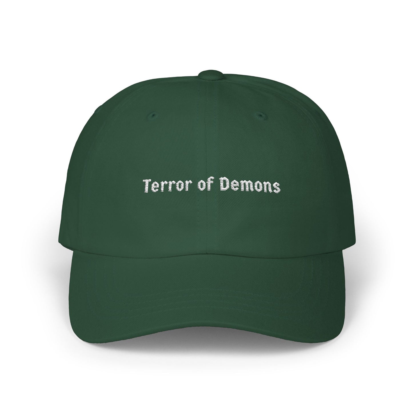 St. Joseph - Terror of Demons - Classic Dad Cap (White Embroidery)