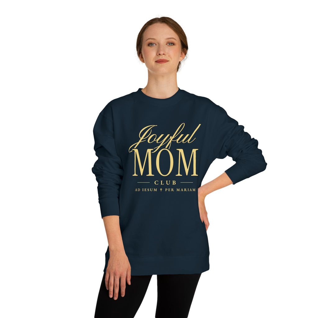 Joyful Mom Club Sweatshirt - Premium Women's Crew Neck