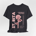 St. Rita of Cascia Women's Tee — "Nothing Is Impossible With God"