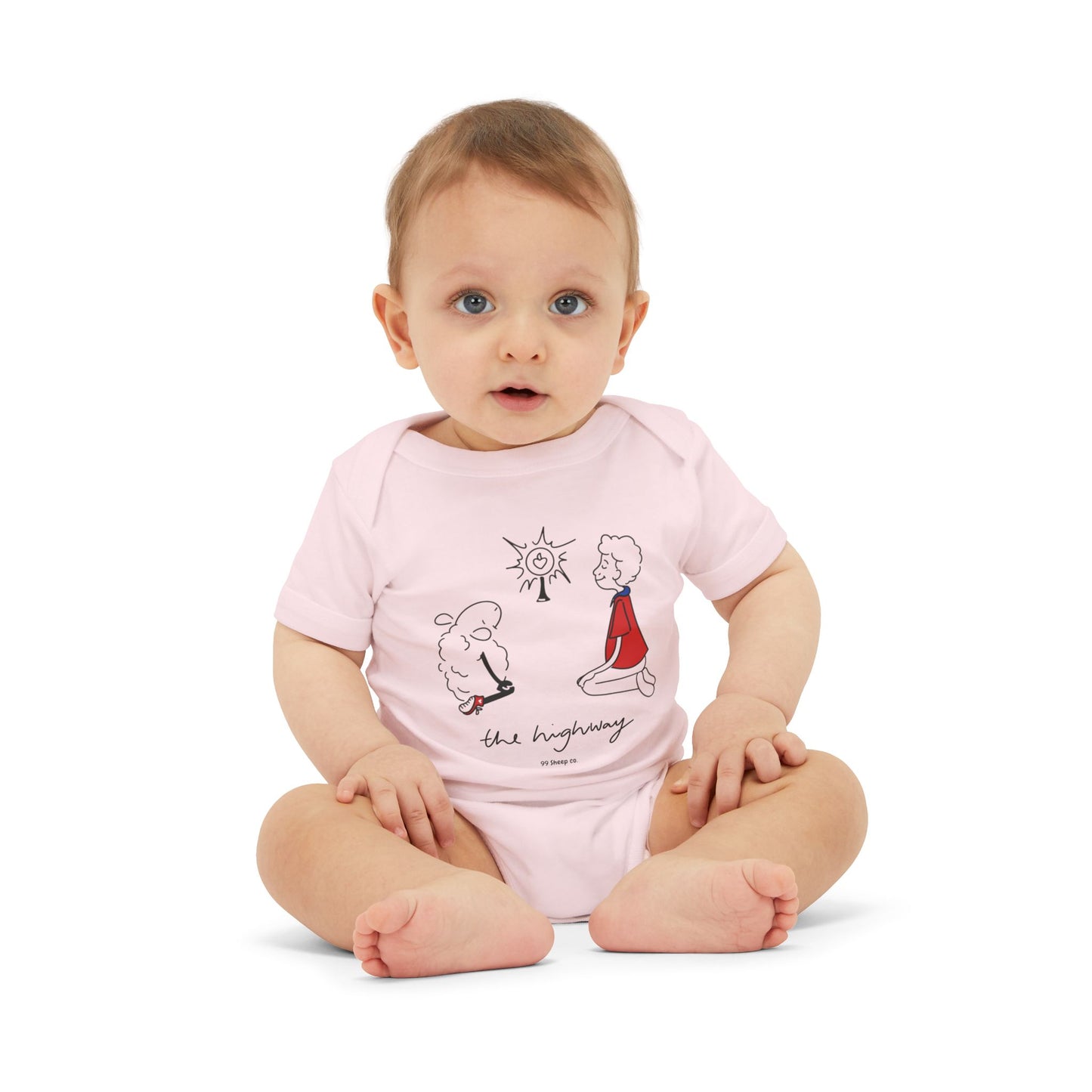 Carlo Acutis The Eucharist - 99 Sheep Signature Collection - Premium Unisex Baby Onesie