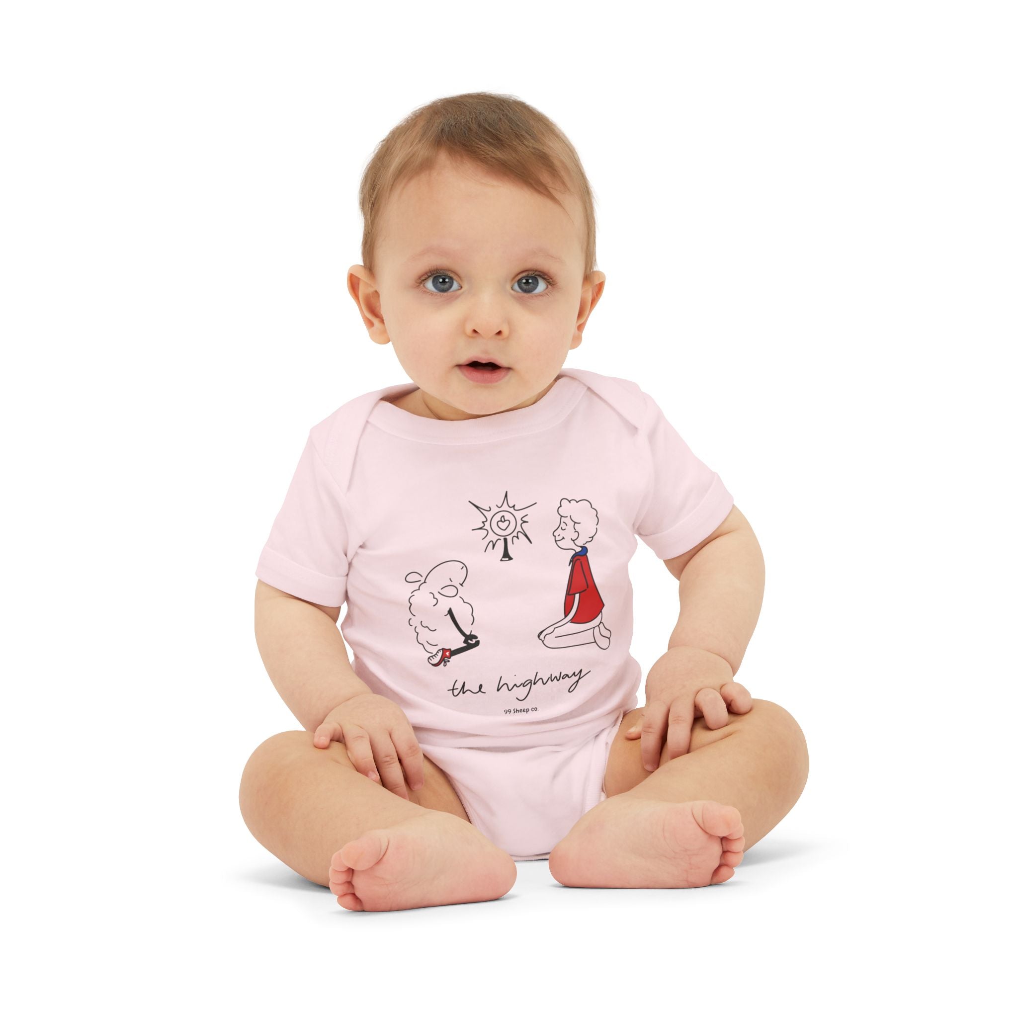 Carlo Acutis The Eucharist - 99 Sheep Signature Collection - Premium Unisex Baby Onesie