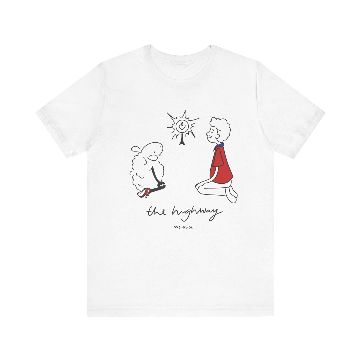 Carlo Acutis The Eucharist - 99 Sheep Signature Collection - Premium Unisex Adult Tee Shirt