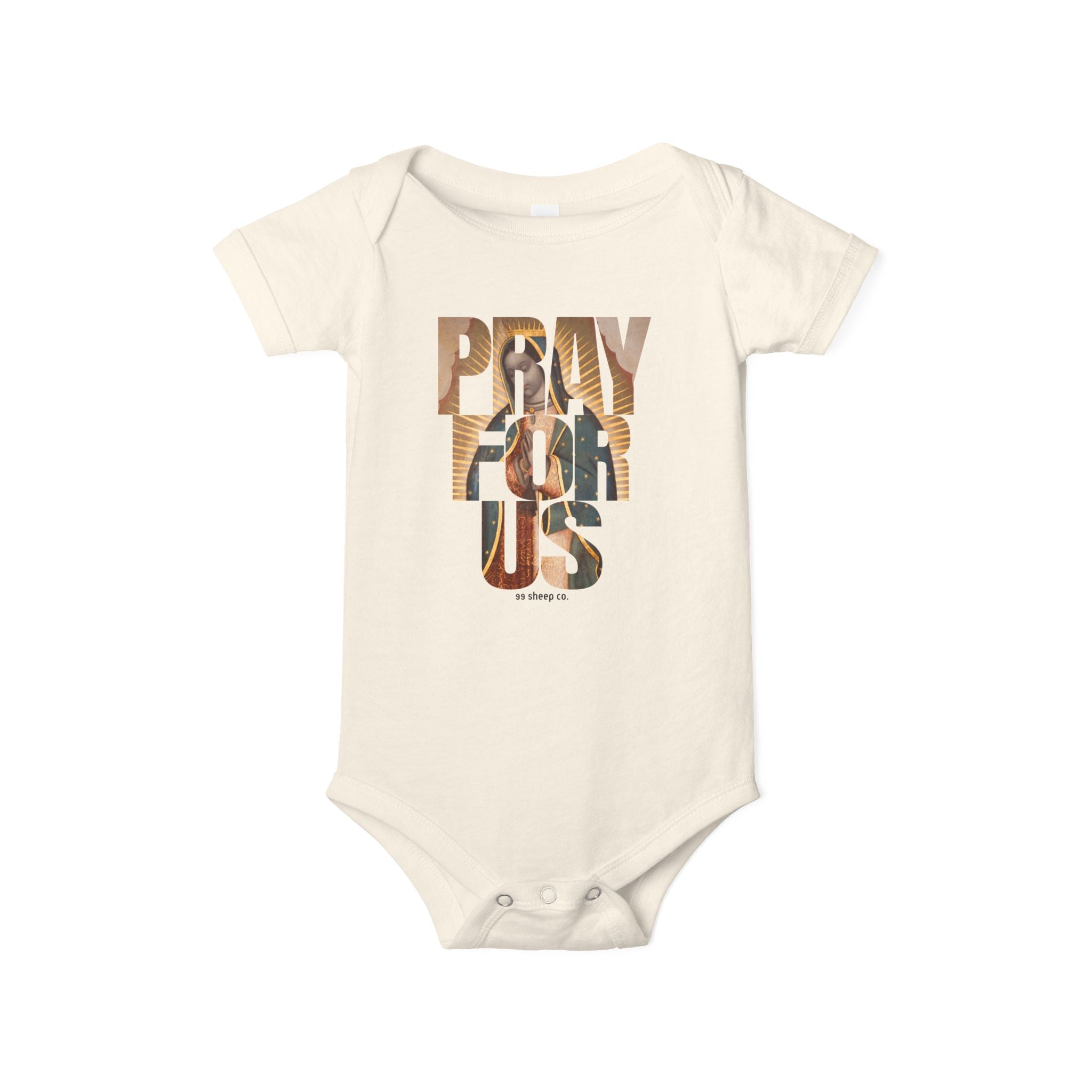 Our Lady of Guadalupe Pray For Us - Adorable Premium Baby Bodysuit