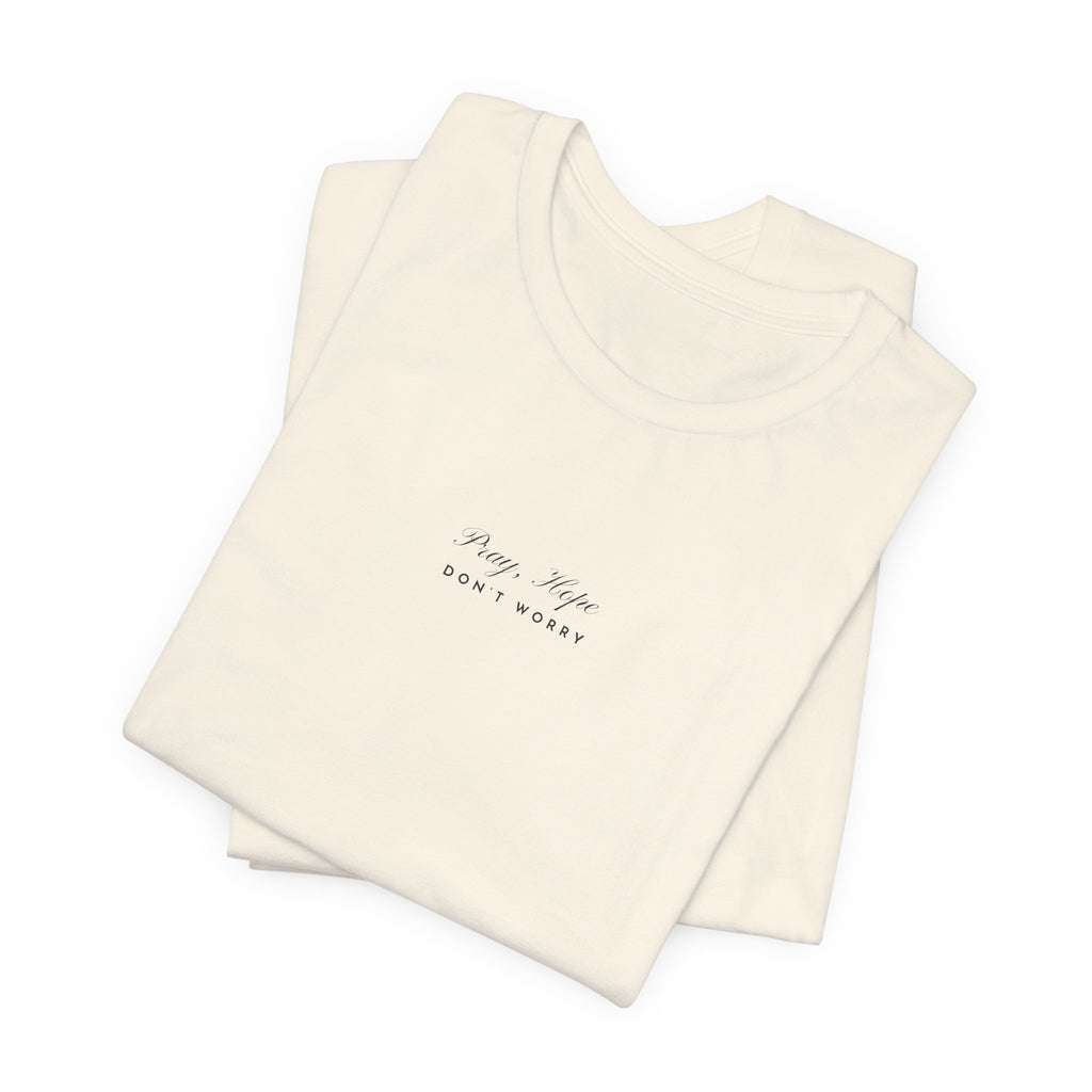 Padre Pio × Italy — "Pray, Hope, Don't Worry" Tee | Saints of the Pitch