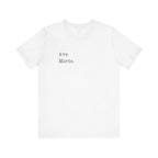 Ave Maria - (White) Mens Jersey Short Sleeve Tee