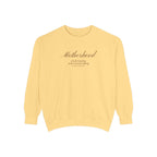 Motherhood | Our Lady of Sorrows - Premium Catholic Garment Dyed Sweatshirt