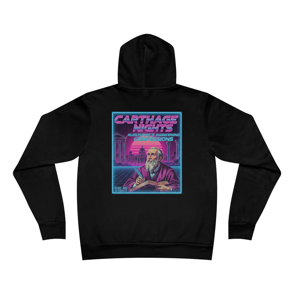 Carthage Nights - St. Augustine - Premium Retro Vaporware Unisex Hoodie