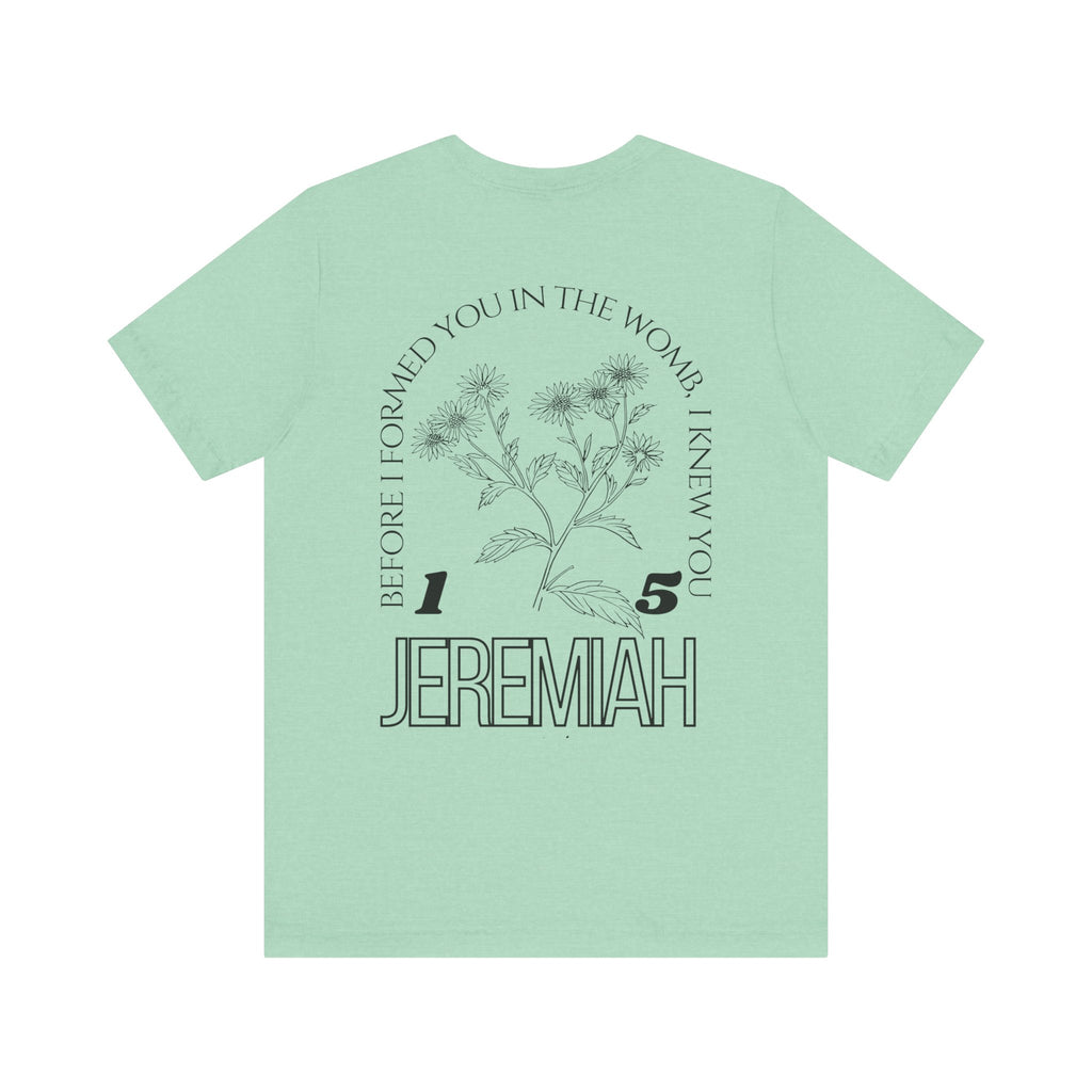Choose Life - Unisex Tee by @thecrunchycatholicmom