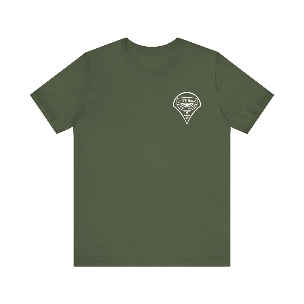 Life's Hard, Pray Harder - Premium Unisex Tee