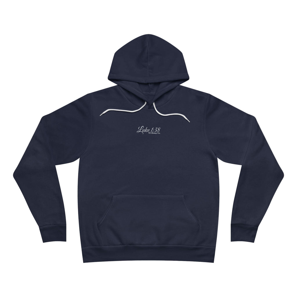 Behold the Handmaid of the Lord - Premium Women's Hoodie - 99 Sheep Signature Collection
