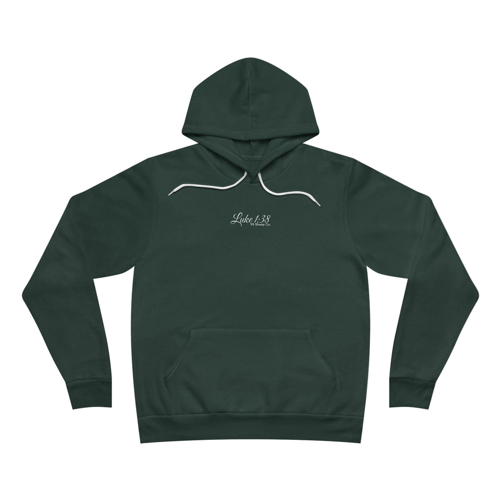 Behold the Handmaid of the Lord - Premium Women's Hoodie - 99 Sheep Signature Collection