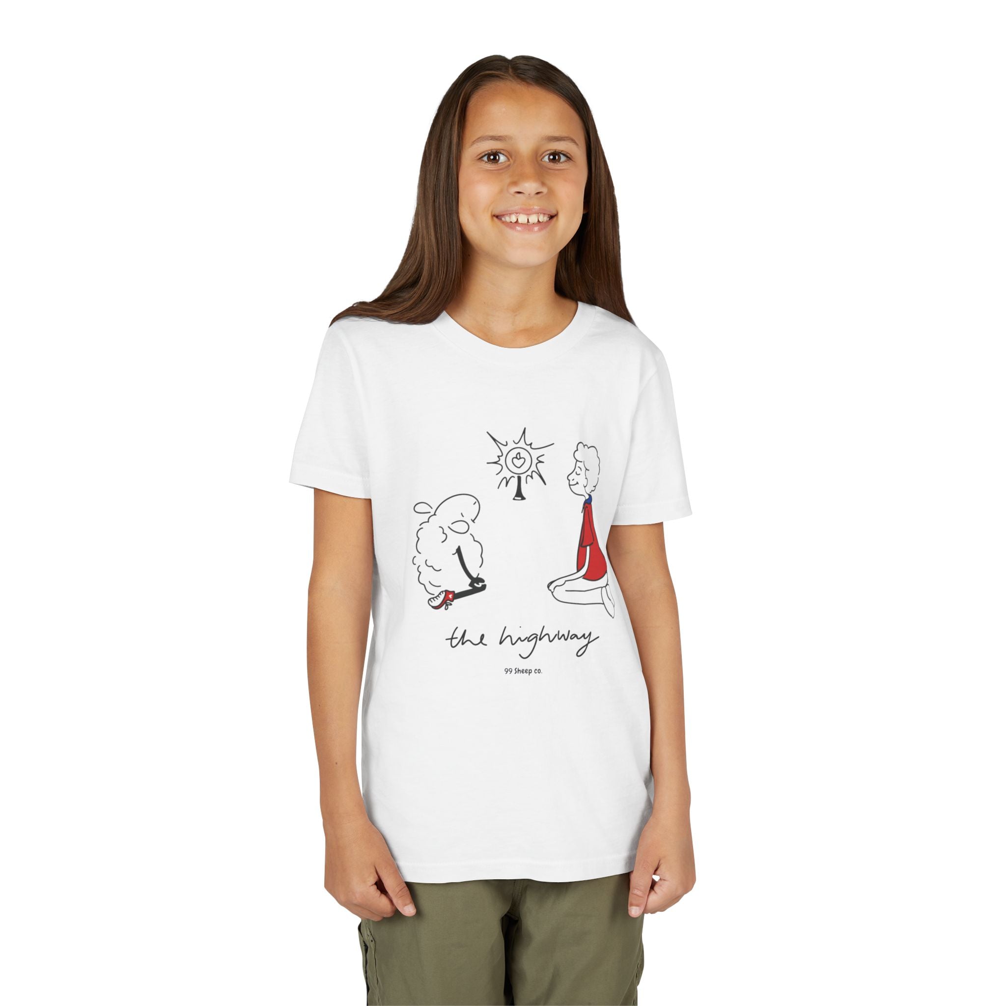 Carlo Acutis The Eucharist - 99 Sheep Signature Collection - Premium Unisex Youth Shirt