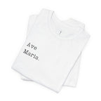 Ave Maria - (White) Mens Jersey Short Sleeve Tee