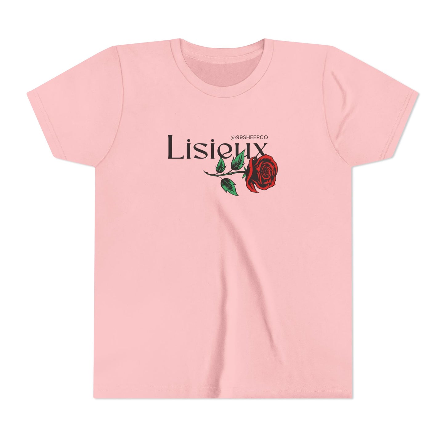 St. Therese of Lisieux Design - Unisex - Youth Short Sleeve Tee - Graphic Shirt