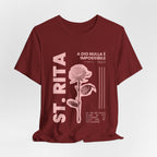 St. Rita of Cascia Women's Tee — "Nothing Is Impossible With God"