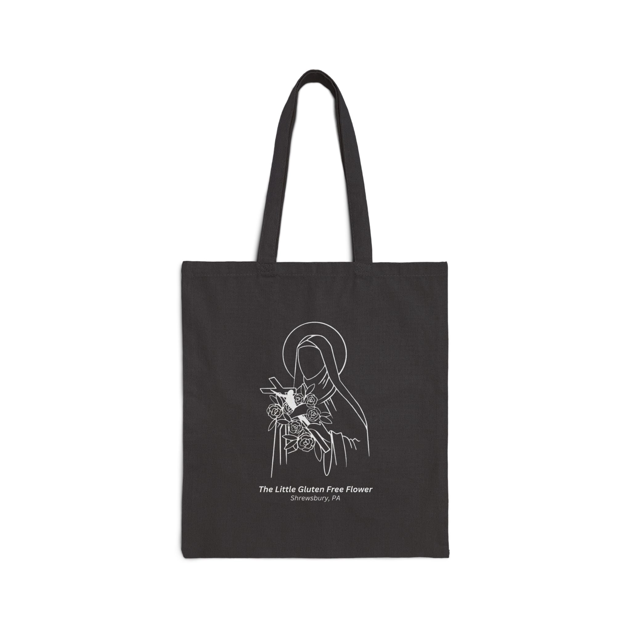 The Little Gluten Free Flower Cotton Canvas Tote Bag